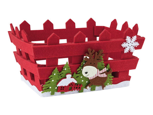 Melinera Decorative Festive Basket or Christmas Pouches