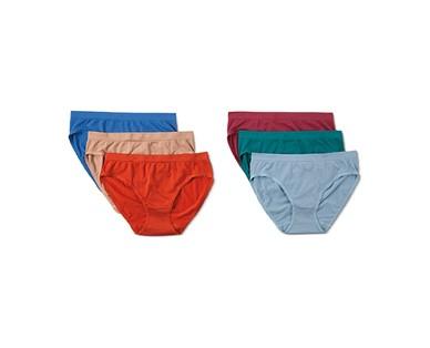 Serra Ladies' 6-Pack Seamless Underwear - Aldi — USA - Specials archive