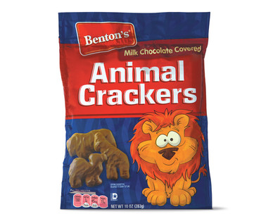 Benton's Chocolate or Vanilla Covered Animal Crackers