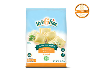 liveGfree Gluten Free Spinach & Cheese or Cheese Ravioli