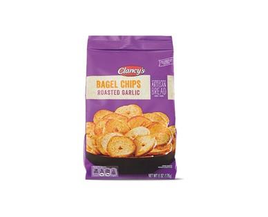 Clancy's Roasted Garlic or Sea Salt Bagel Chips