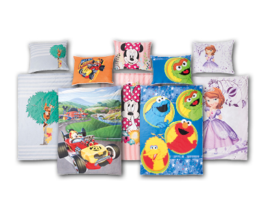 WINNIE THE POOH/MICKEY MOUSE/MINNIE MOUSE/SESAMSTRASSE(R)/SOFIA THE FIRST Kinder-Bettwäsche
