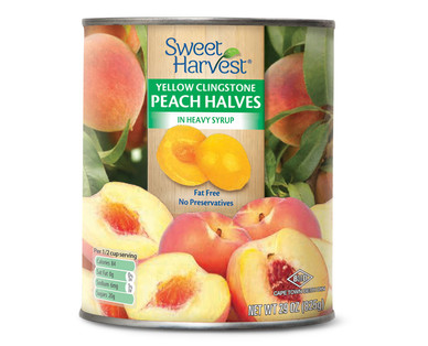Sweet Harvest Peach Halves in Heavy Syrup