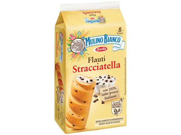 Flauti with Stracciatella Cream