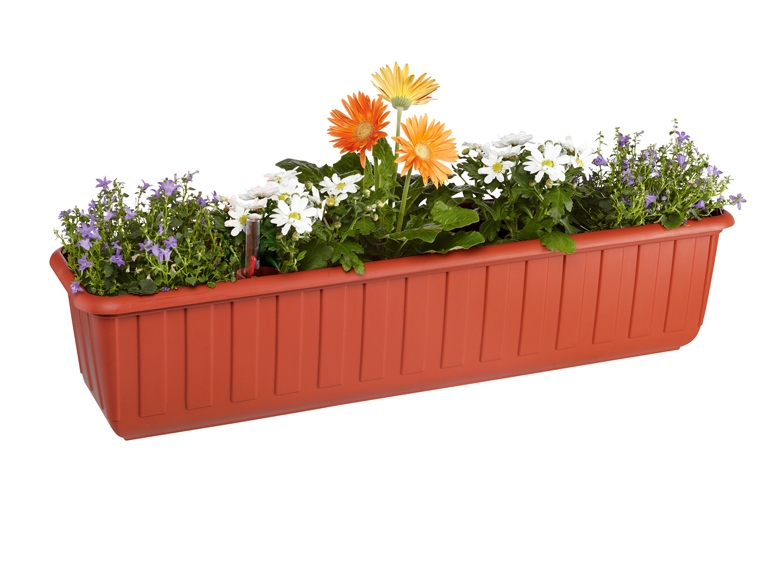 Flower Box with Regulated Water Reservoir, 80cm