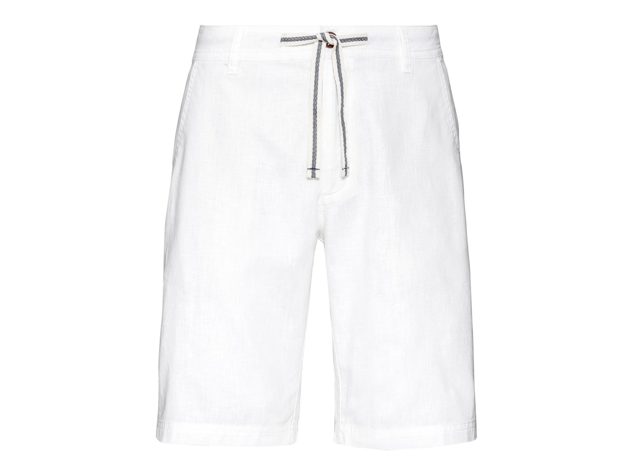 Men's Linen-Blend Bermuda Shorts