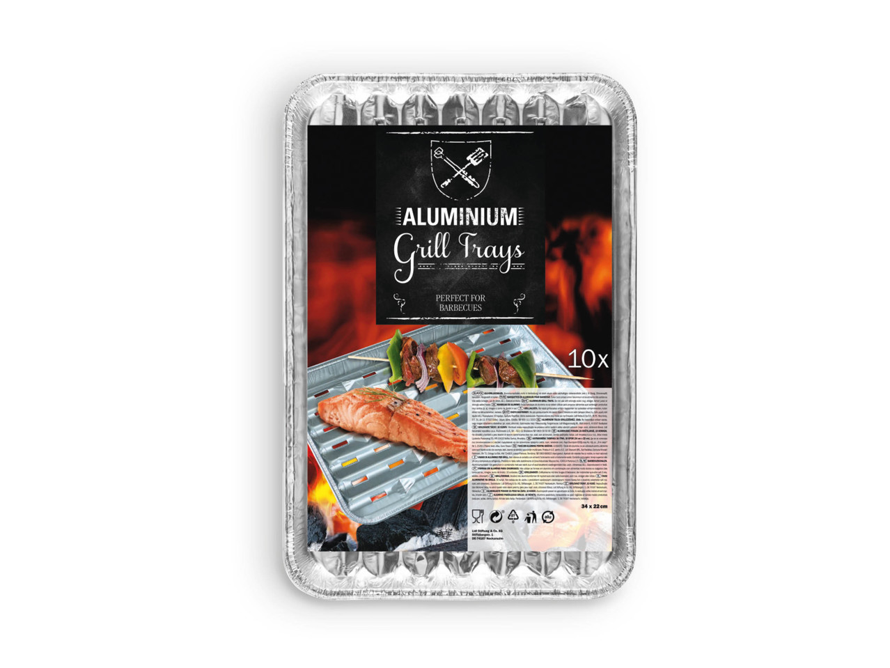 GRILLMEISTER(R) Embalagens de Alumínio