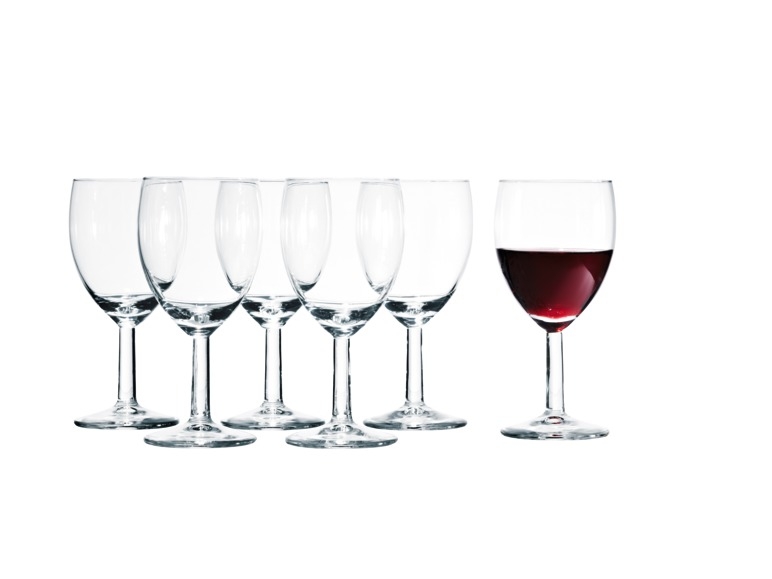 Set bicchieri da vino rosso o bianco