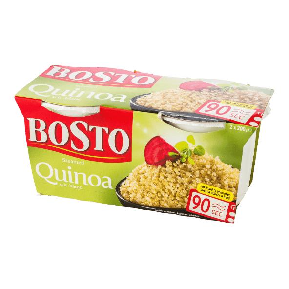 Gedämpfte weiße Quinoa