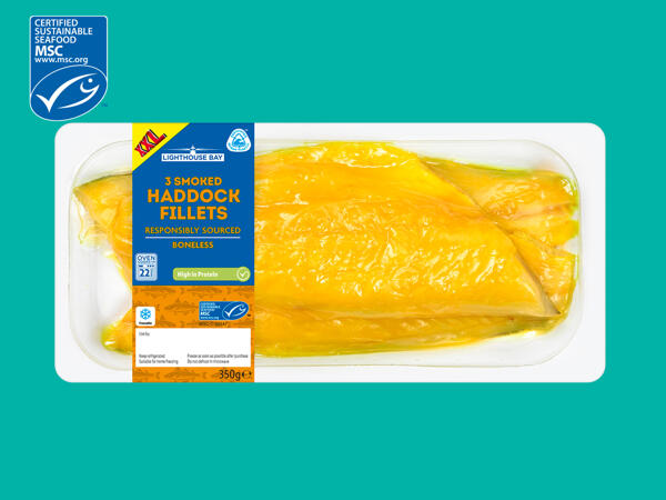 Lighthouse Bay 3 Smoked Haddock Fillets