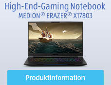 High-End-Gaming Notebook MEDION(R) ERAZER(R) X17803¹
