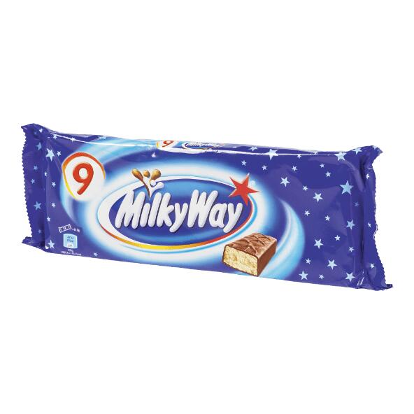 Barres de chocolat Milky Way, 9 pcs