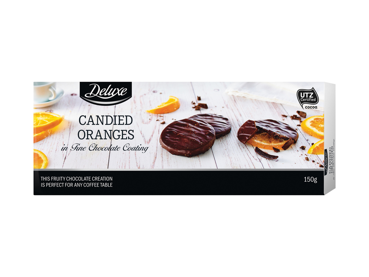Felii de portocale confiate învelite în ciocolată