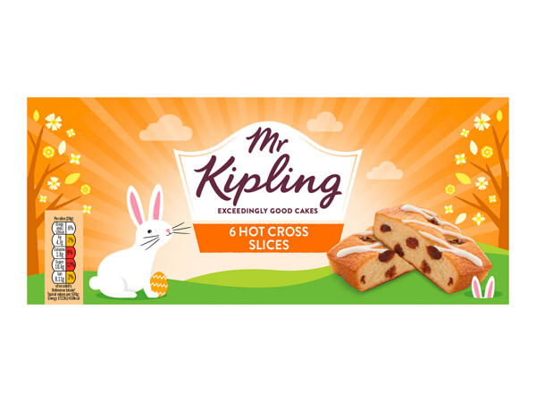 Mr Kipling 6 Hot Cross Slices