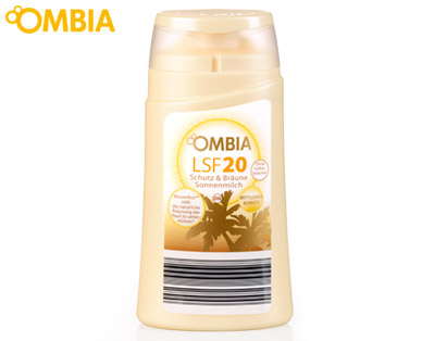 OMBIA Schutz und Bräune Sonnenmilch oder Feuchtigkeits Sonnenmilch, LSF 20