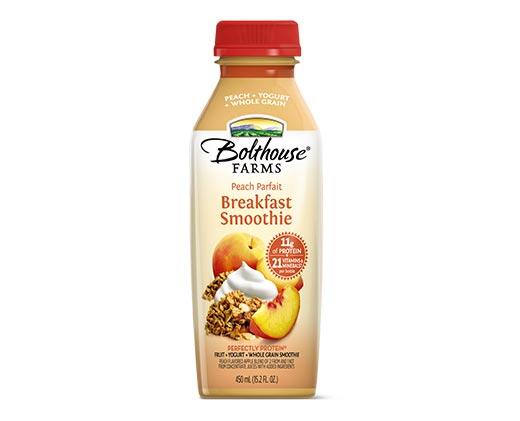 Bolthouse Farms 
 Mixed Berry or Peach Parfait Smoothie