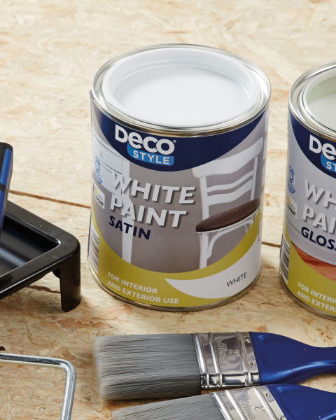 Deco Style 750ml White Satin Paint