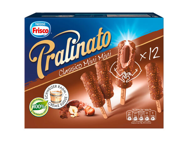 Mini bâtonnets glacés Pralinato Frisco