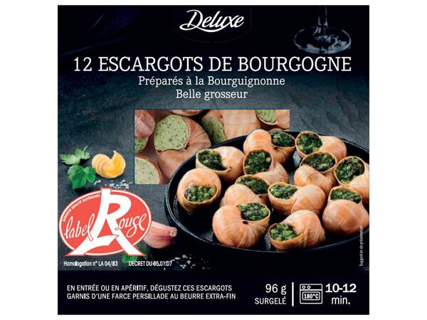 12 escargots de Bourgogne Label Rouge