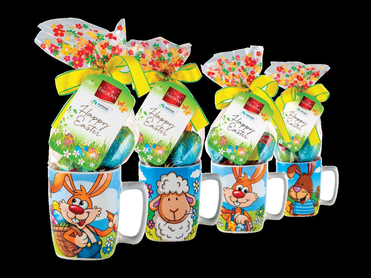 Easter Mugs filled with Chocolates