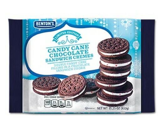 Benton's 
 Candy Cane Sandwich Creme Cookies