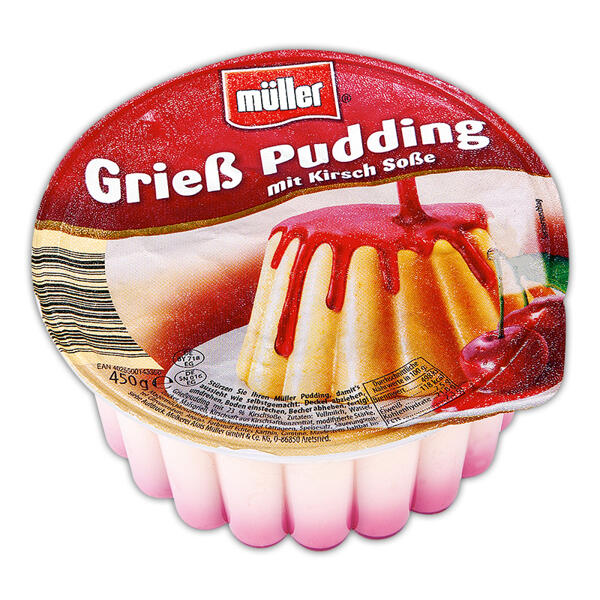 Pudding mit Soße