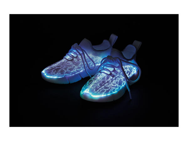 Pepperts Kinder Sneaker Light Up USB Trainers Kids Size UK 13.5 EU 32 girls