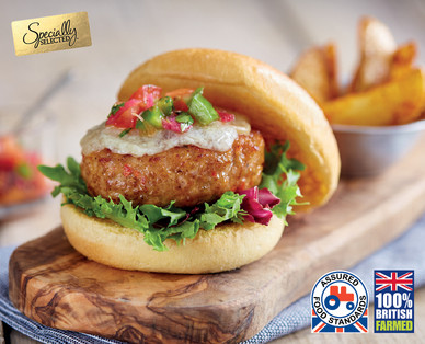 Specially Selected British Pork & Chorizo Flavour Burgers