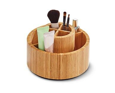Easy Home Bamboo Cosmetic or Swivel Organizer