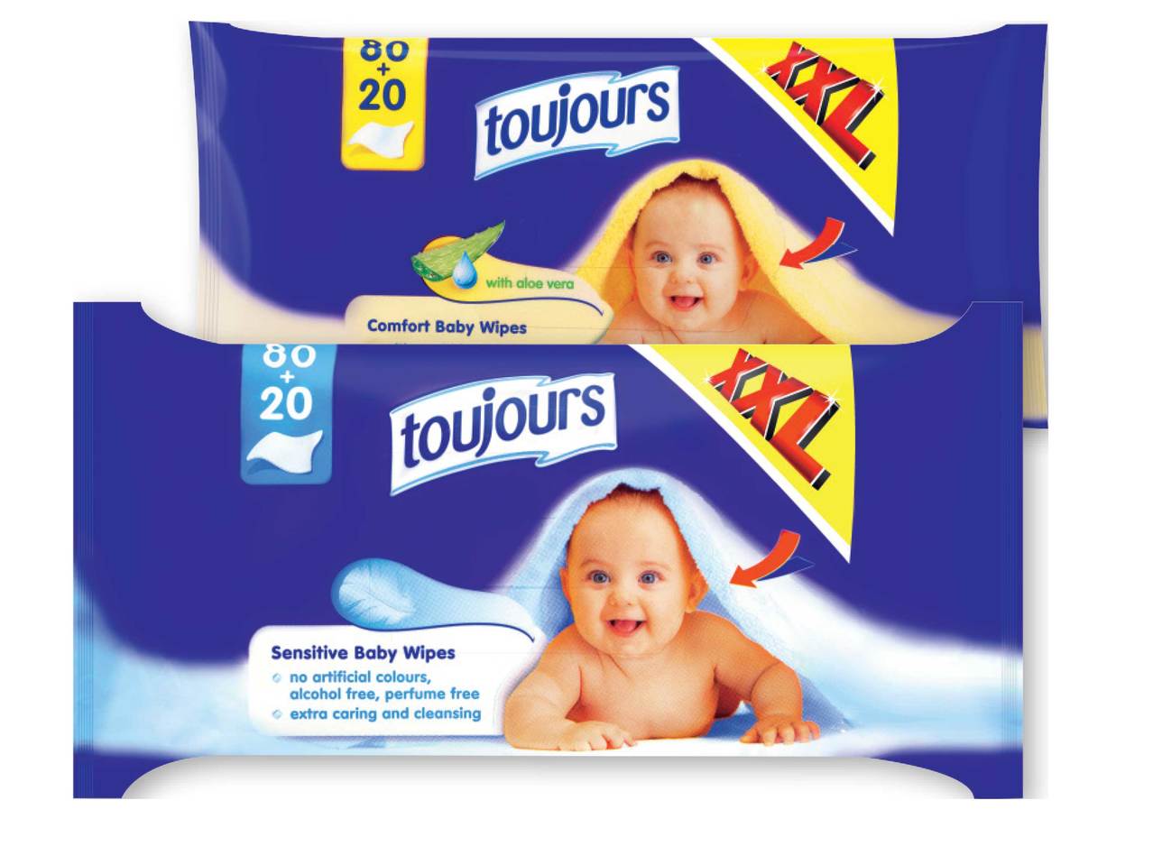 TOUJOURS(R) Baby Wipes