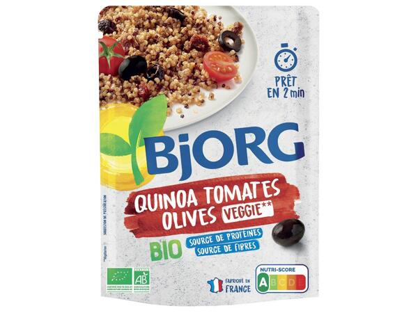 Bjorg quinoa tomates olives Bio