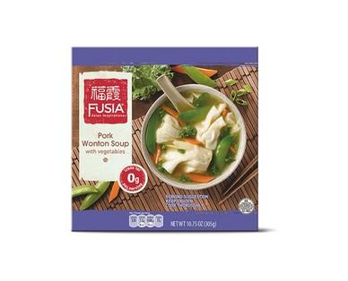 Fusia Chicken & Vegetable or Pork & Vegetable Wonton Soup