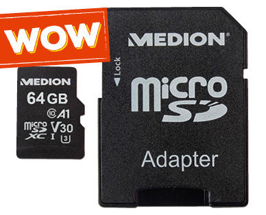 MEDION Scheda di memoria microSDXC da 64 GB