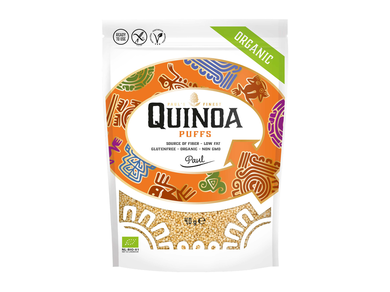 Quinoa bio soffiata