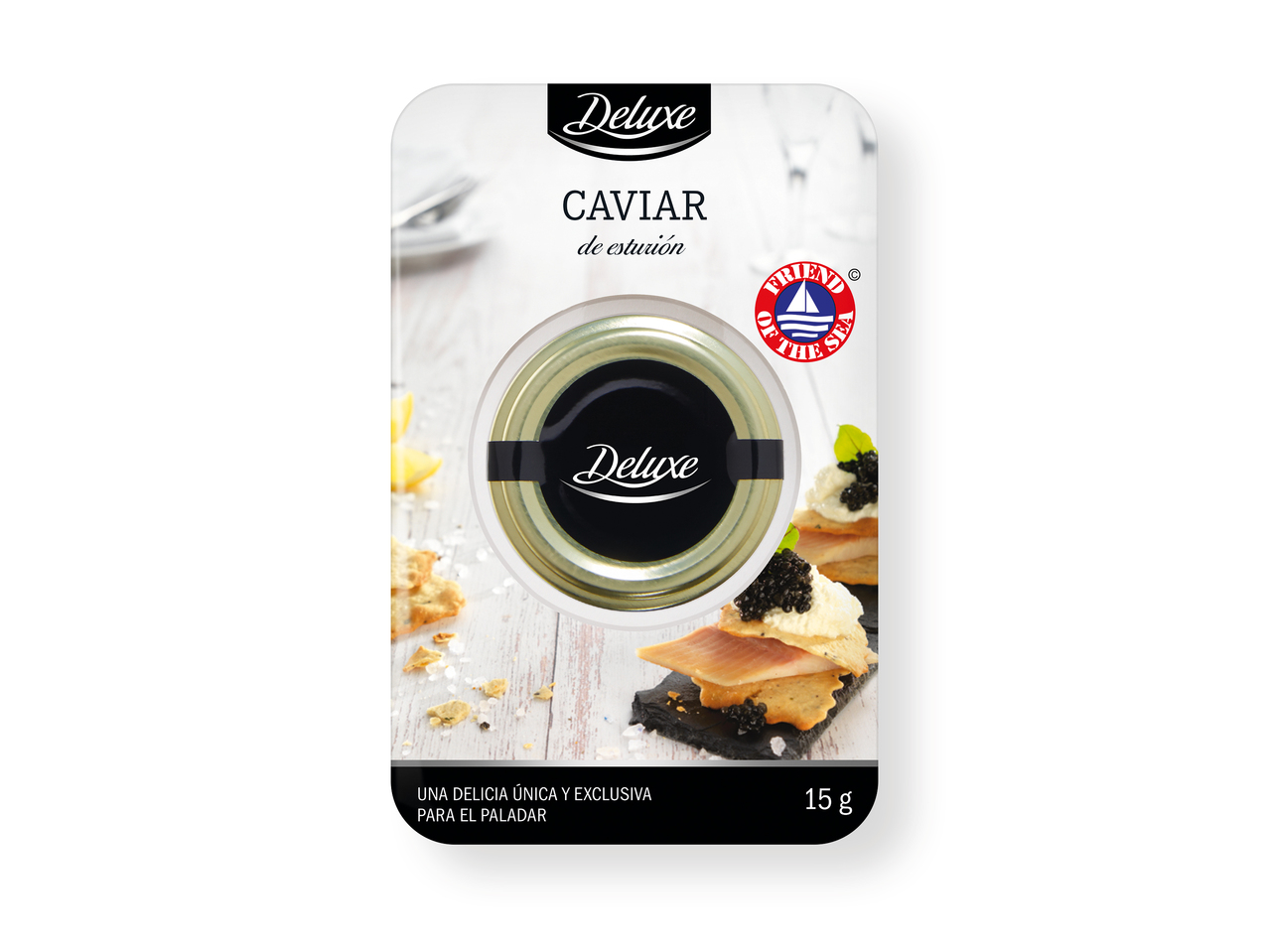 'Deluxe(R)' Caviar de esturión
