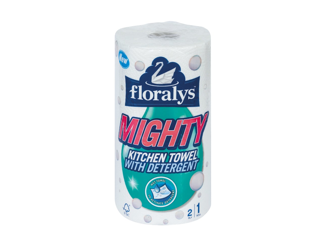 Floralys Mighty Kitchen Towel with Detergent 1