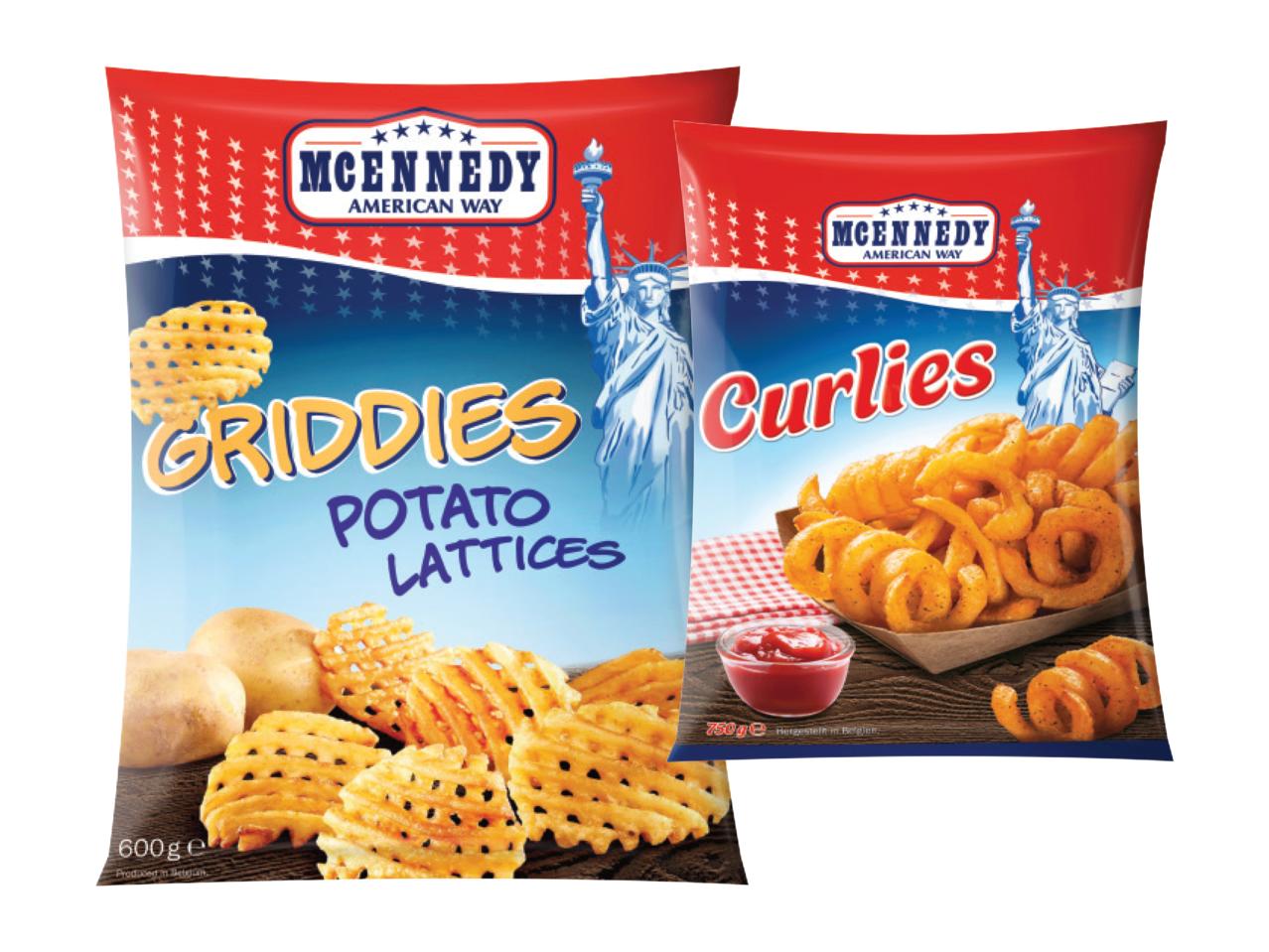 MCENNEDY(R) Griddies Potato Lattices/Curlies