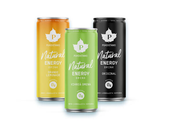 Puhdistamo Natural Energy Drink