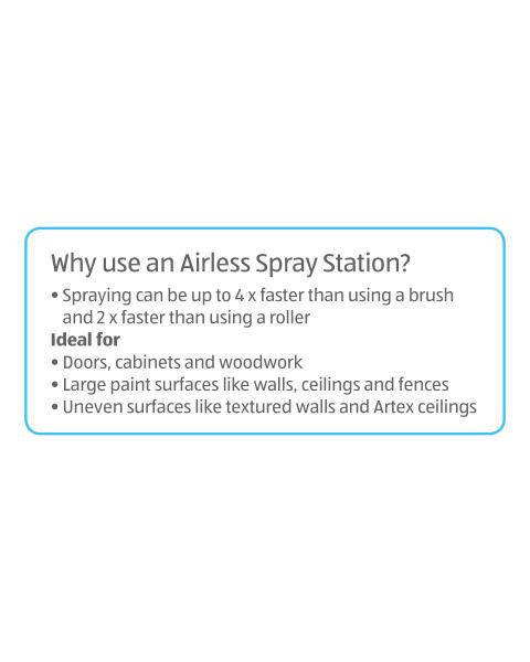 Airless Spray Station