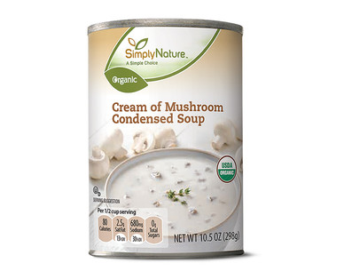Simply Nature Organic Condendsed Cream of Chicken or Mushroom Soup