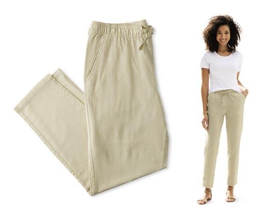 Serra 
 Ladies' Linen Cotton Pants
