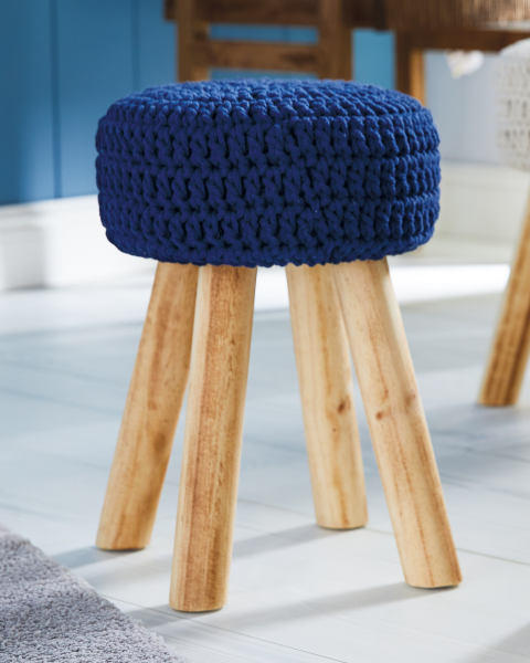 Crochet Top Stool