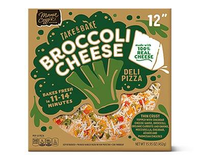 Mama Cozzi's Pizza Kitchen 
 12" Broccoli Cheese Deli Pizza