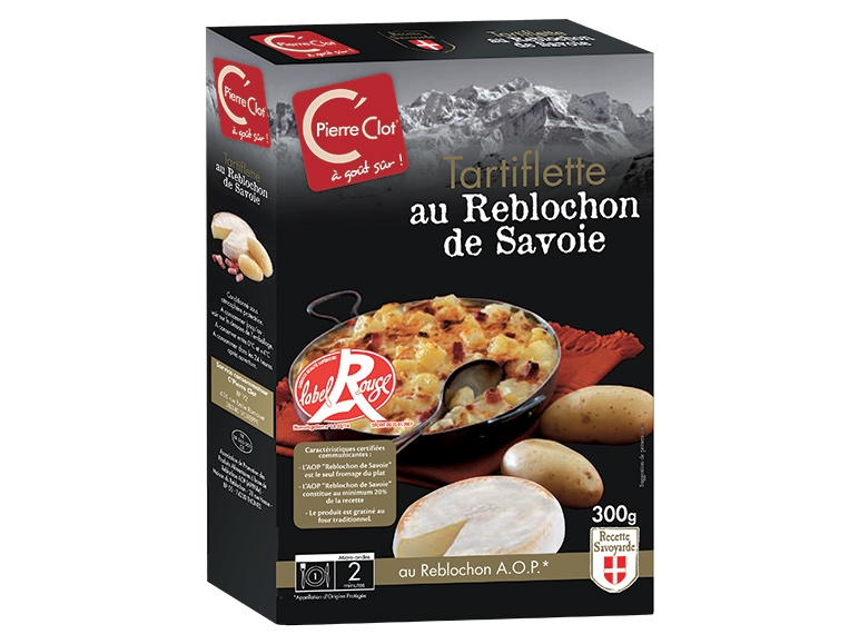 Tartiflette au Reblochon de Savoie AOP Label Rouge