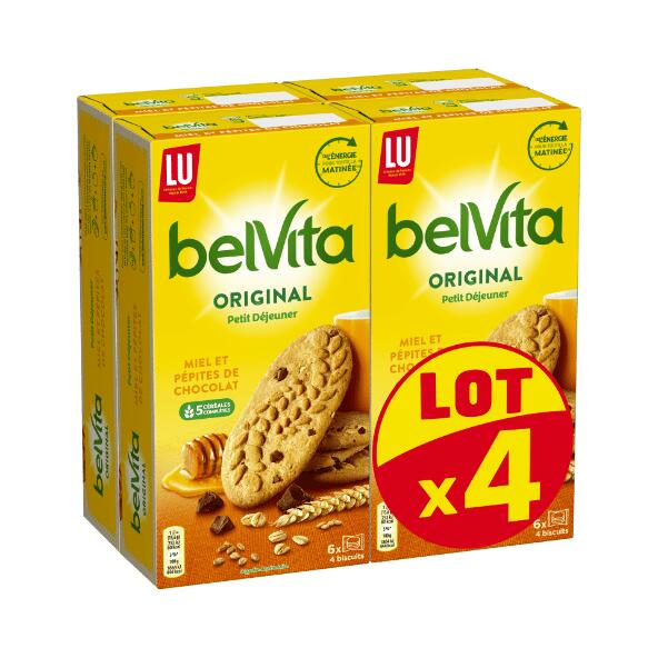LU(R) 				Biscuits petit déjeuner Belvita