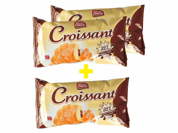 Croissant cu cremă de cacao și vanilie