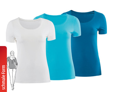 WE LOVE BASICS Damen-Basic-Shirts