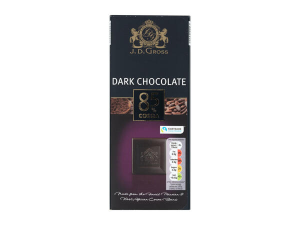 J.D.Gross 85% Cocoa Dark Chocolate