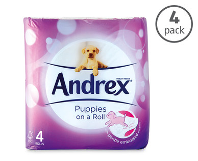 Andrex Puppies on a Roll