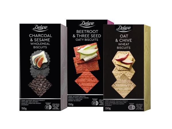 Deluxe Gourmet Biscuits for Cheese